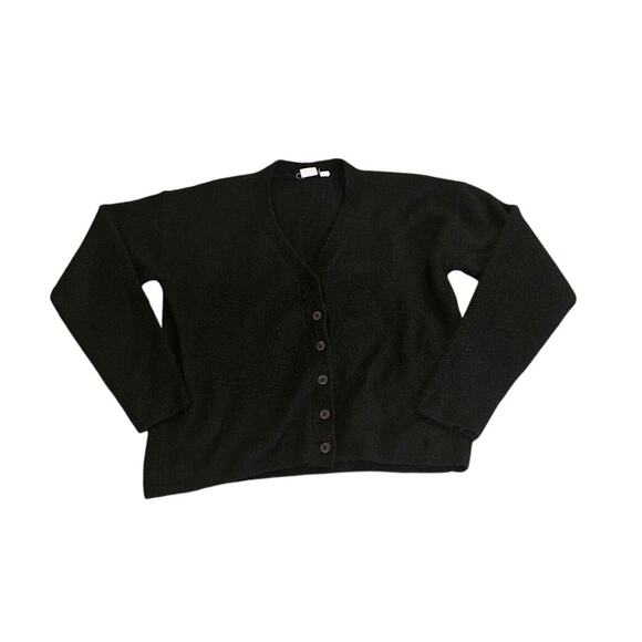Gap XS Black Long Sleeve Button Up Sweater - Picture 1 of 10